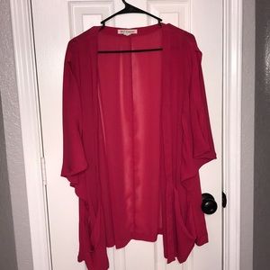 EUC Size Large L BCBG Generation Sheer Kimono